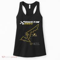 Race Track In Austin Formula Racing Circuits Sport Women's Tank Top thumb 0