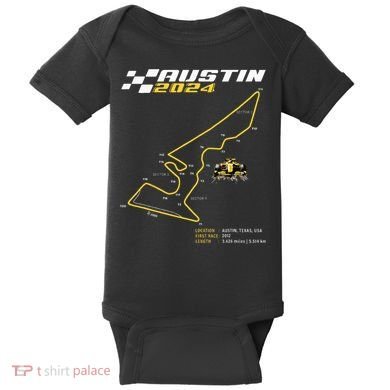 Race Track In Austin Formula Racing Circuits Sport Baby Bodysuit