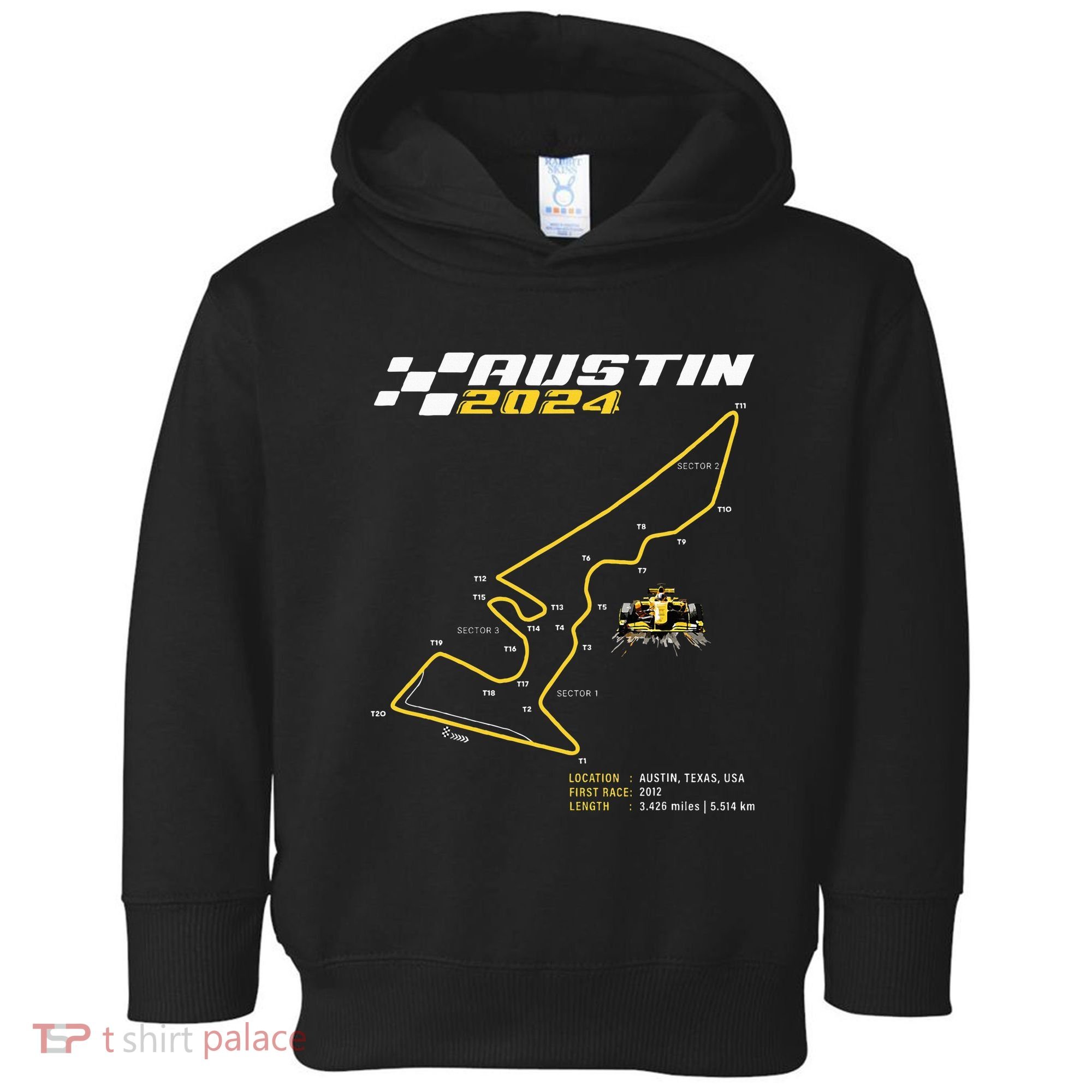 Race Track In Austin Formula Racing Circuits Sport Toddler Hoodie