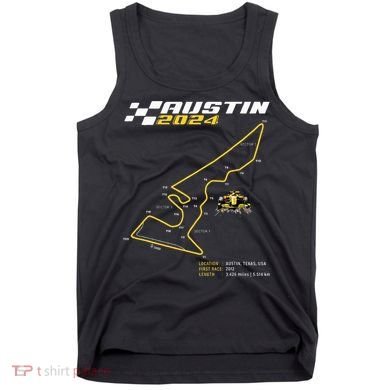 Race Track In Austin Formula Racing Circuits Sport Tank Top