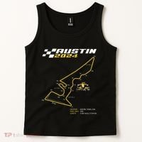 Race Track In Austin Formula Racing Circuits Sport Tank Top thumb 2