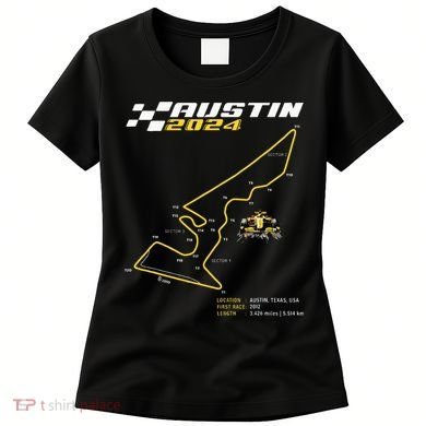 Race Track In Austin Formula Racing Circuits Sport Women's T-Shirt