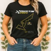 Race Track In Austin Formula Racing Circuits Sport Women's T-Shirt thumb 2