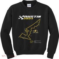 Race Track In Austin Formula Racing Circuits Sport Kids Sweatshirt thumb 0