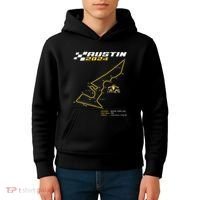 Race Track In Austin Formula Racing Circuits Sport Kids Hoodie thumb 4