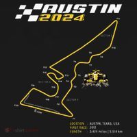 Race Track In Austin Formula Racing Circuits Sport Kids T-Shirt thumb 4
