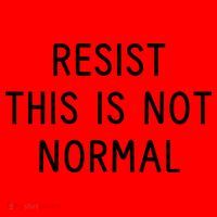 Resist This Is Not Normal Santa Hat thumb 1