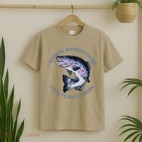 Rainbow Trout I Work To Afford Fishing I Fish To Avoid Work T-Shirt thumb 2
