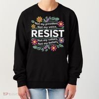 RESIST THIS IS NOT NORMAL ANTI TRUMP  Women's Sweatshirt thumb 0