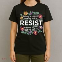 RESIST THIS IS NOT NORMAL ANTI TRUMP  T-Shirt thumb 4