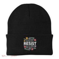 RESIST THIS IS NOT NORMAL ANTI TRUMP  Beanie thumb 0