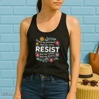 RESIST THIS IS NOT NORMAL ANTI TRUMP  Women's Tank Top thumb 2