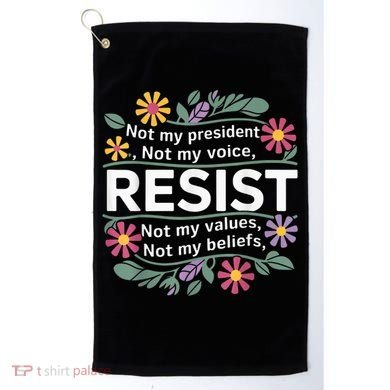 RESIST THIS IS NOT NORMAL ANTI TRUMP  Golf Towel
