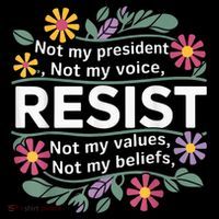 RESIST THIS IS NOT NORMAL ANTI TRUMP  Women's T-Shirt thumb 6