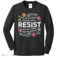 RESIST THIS IS NOT NORMAL ANTI TRUMP  Kids Long Sleeve Shirt thumb 0
