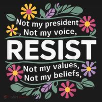 RESIST THIS IS NOT NORMAL ANTI TRUMP  Kids Long Sleeve Shirt thumb 2
