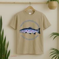 Rainbow Trout I Work To Afford Fishing I Fish To Avoid Work T-Shirt thumb 2