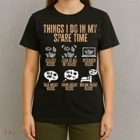 Rockhound Things I Do In My Spare Time Rock Collecting T-Shirt thumb 4