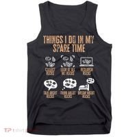 Rockhound Things I Do In My Spare Time Rock Collecting Tank Top thumb 0