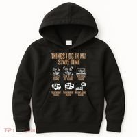 Rockhound Things I Do In My Spare Time Rock Collecting Kids Hoodie thumb 0