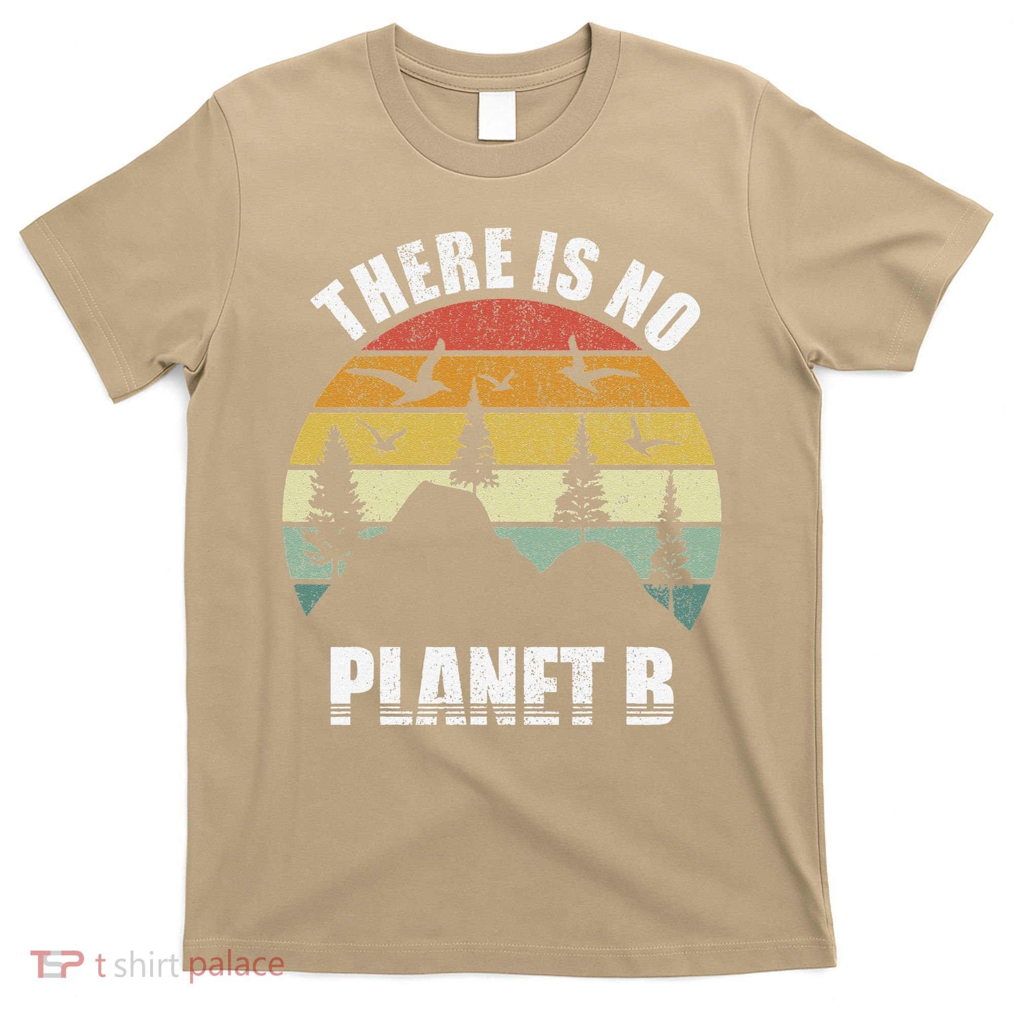 Retro There Is No Planet B Save Earth Earth Day Vintage Gift T-Shirt