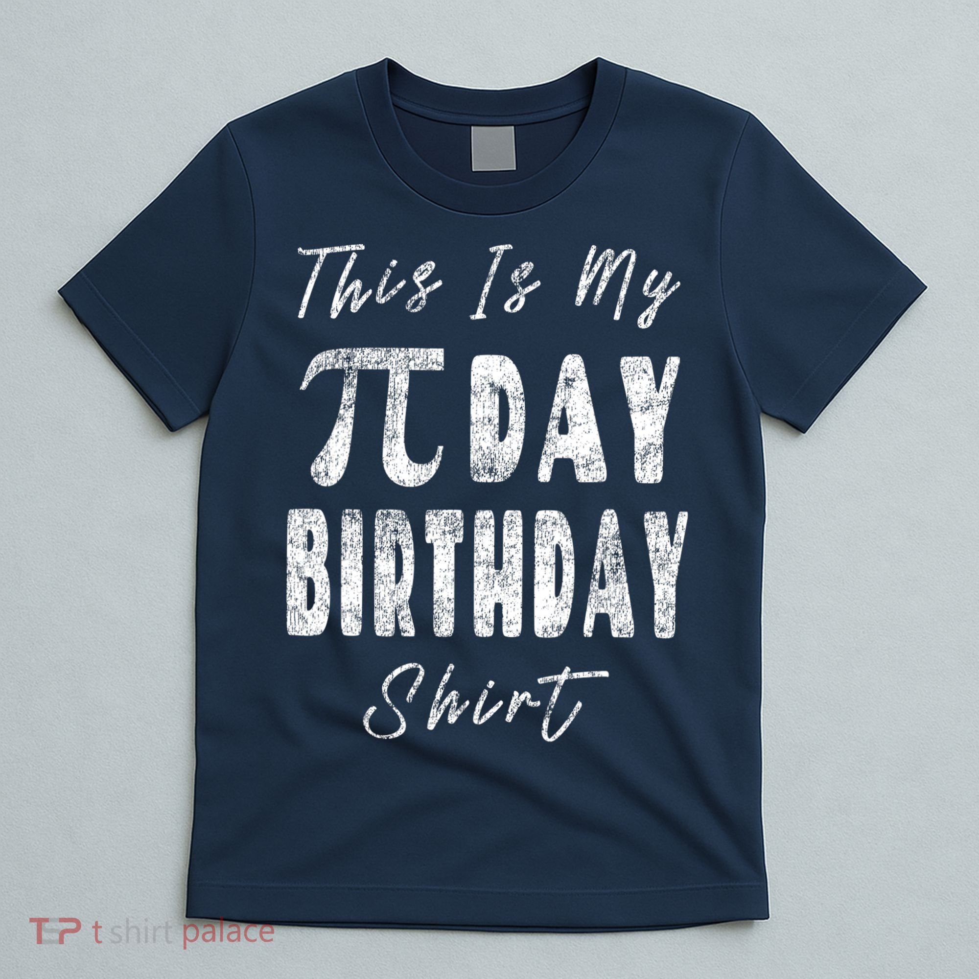 Retro This Is My Pi Day Birthday Shirt Pi Symbol 3 14 T-Shirt