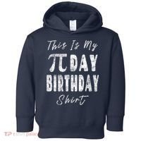 Retro This Is My Pi Day Birthday Shirt Pi Symbol 3 14 Toddler Hoodie thumb 0