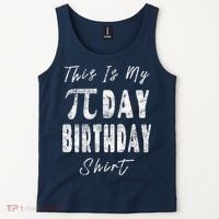 Retro This Is My Pi Day Birthday Shirt Pi Symbol 3 14 Tank Top thumb 2