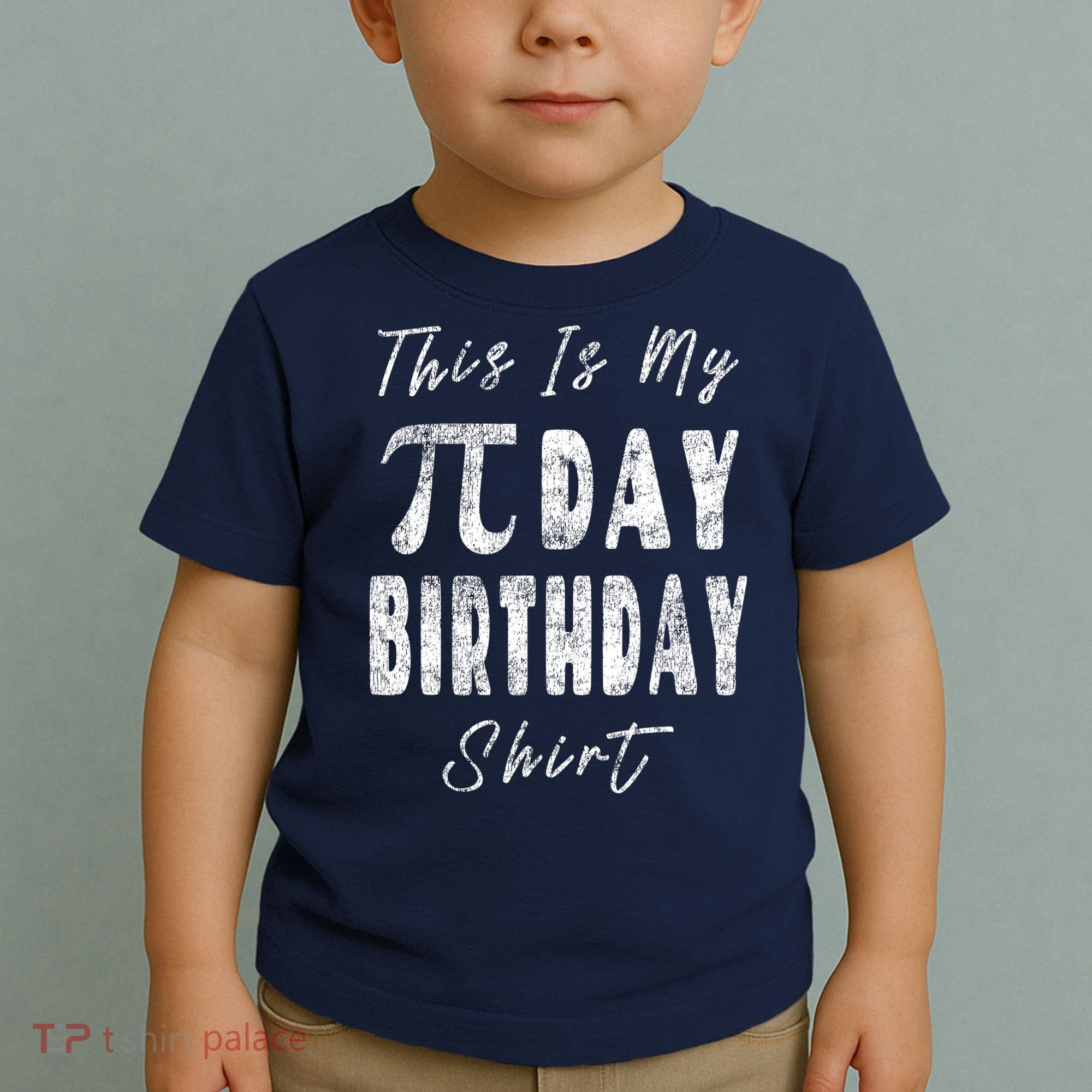 Retro This Is My Pi Day Birthday Shirt Pi Symbol 3 14 Toddler T-Shirt