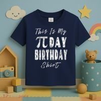 Retro This Is My Pi Day Birthday Shirt Pi Symbol 3 14 Toddler T-Shirt thumb 3