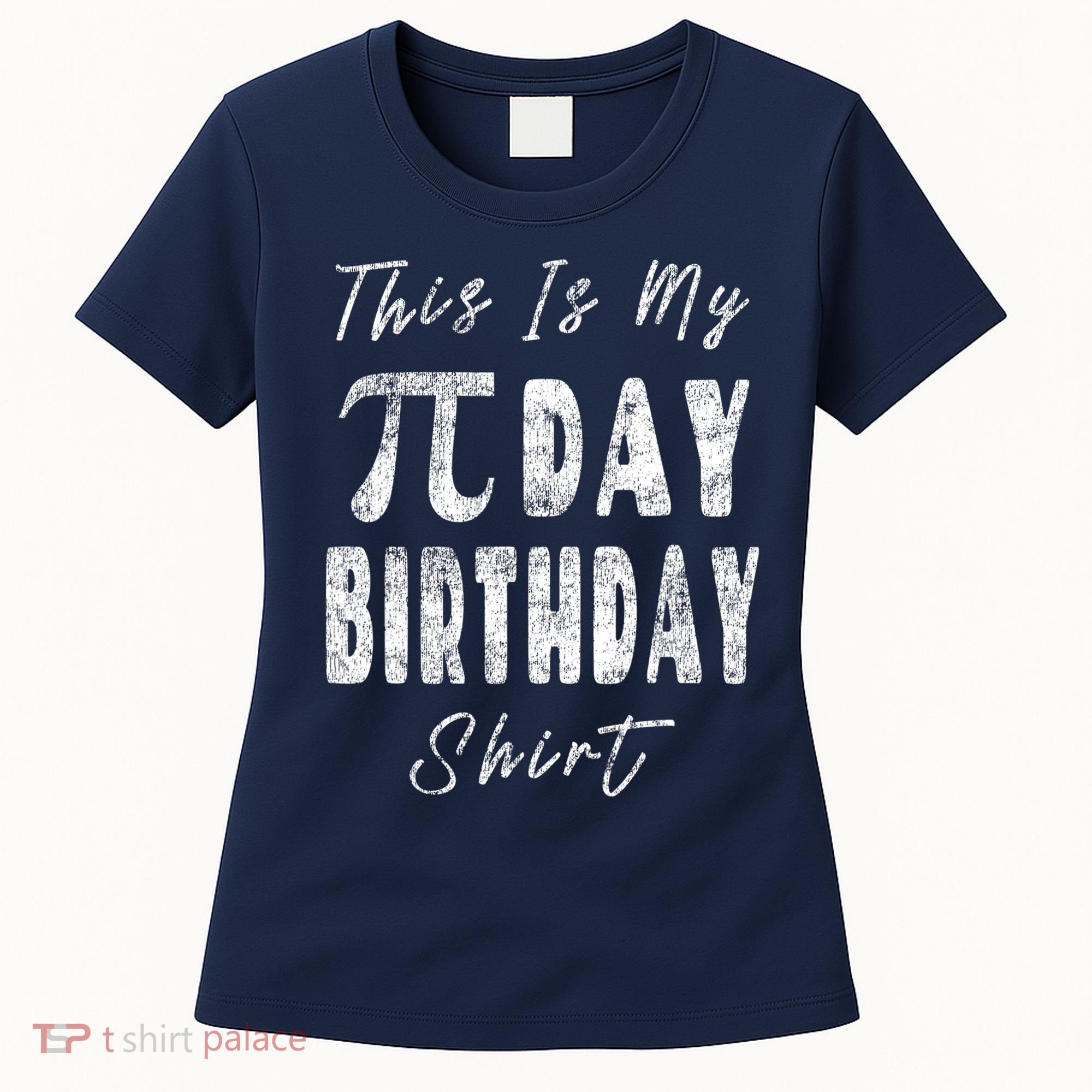 Retro This Is My Pi Day Birthday Shirt Pi Symbol 3 14 Women's T-Shirt