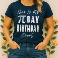 Retro This Is My Pi Day Birthday Shirt Pi Symbol 3 14 Women's T-Shirt thumb 2