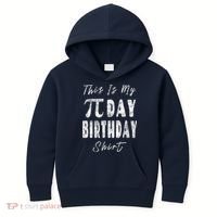Retro This Is My Pi Day Birthday Shirt Pi Symbol 3 14 Kids Hoodie thumb 0