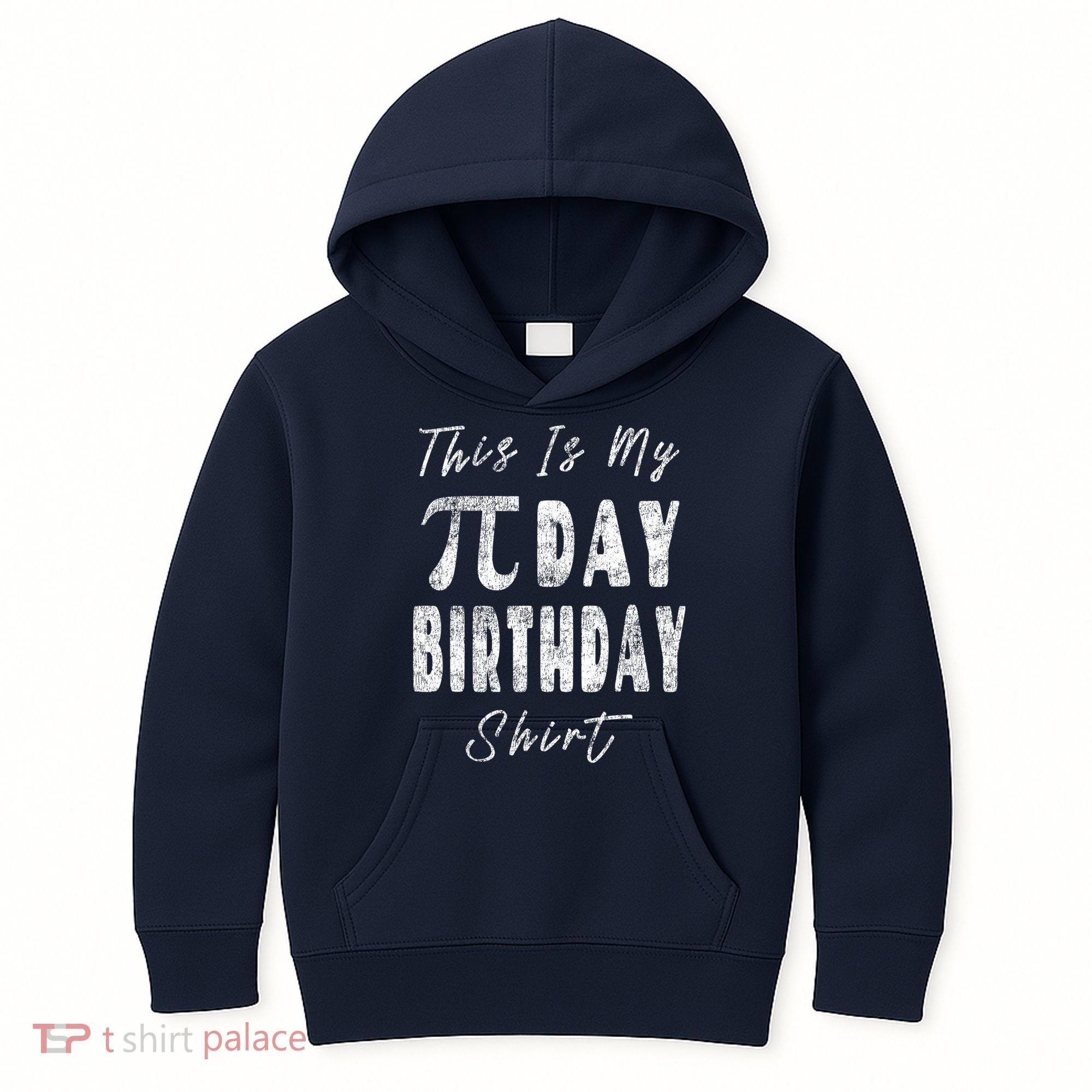 Retro This Is My Pi Day Birthday Shirt Pi Symbol 3 14 Kids Hoodie