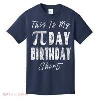 Retro This Is My Pi Day Birthday Shirt Pi Symbol 3 14 Kids T-Shirt thumb 0
