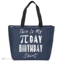 Retro This Is My Pi Day Birthday Shirt Pi Symbol 3 14 Tote Bag thumb 0