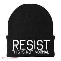 Resist This is Not Normal Anti Trump  Beanie thumb 0