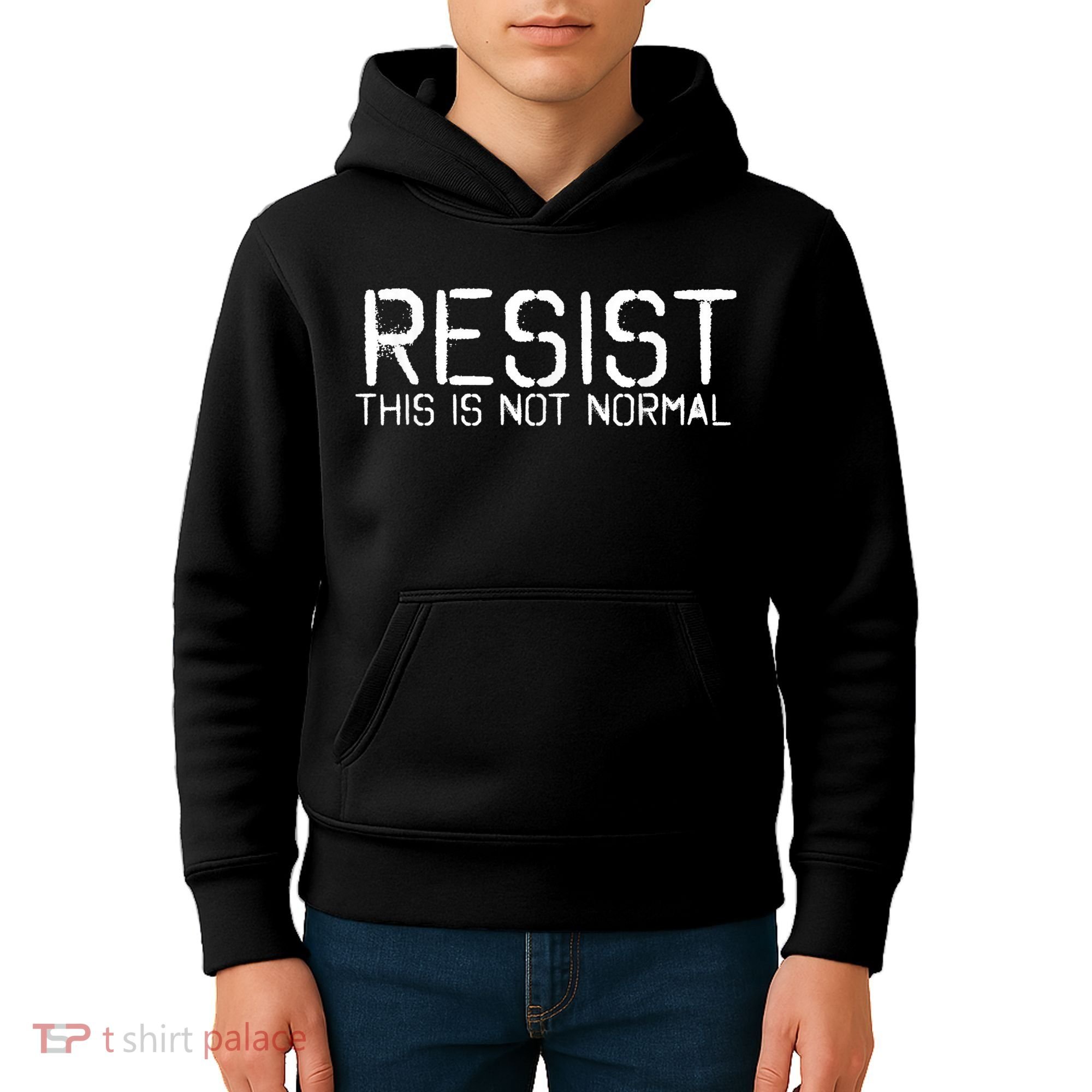 Resist This is Not Normal Anti Trump  Kids Hoodie