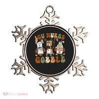 Retro Thanksgiving Icu Nurse Gobble Squad Turkey Autumn Rn Gift Ornament thumb 0