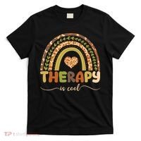 Rainbow Therapy Is Cool Mental Health Awareness T-Shirt thumb 0