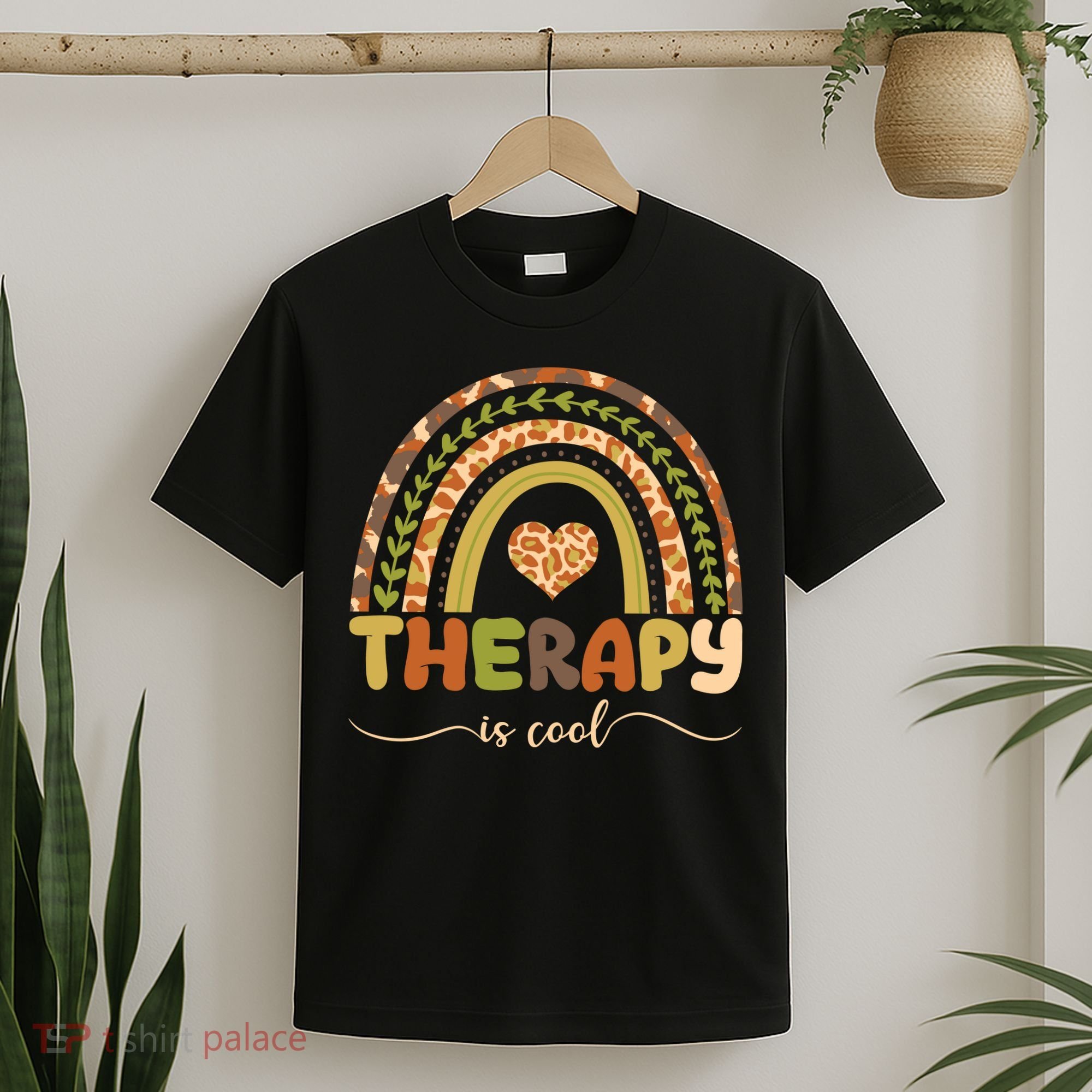 Rainbow Therapy Is Cool Mental Health Awareness T-Shirt