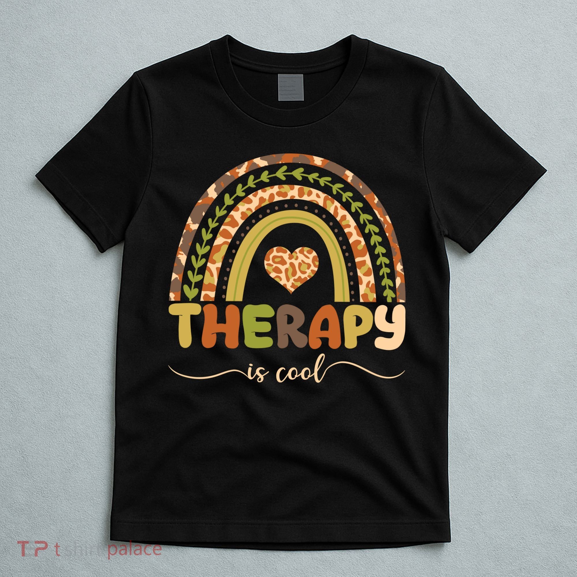 Rainbow Therapy Is Cool Mental Health Awareness T-Shirt