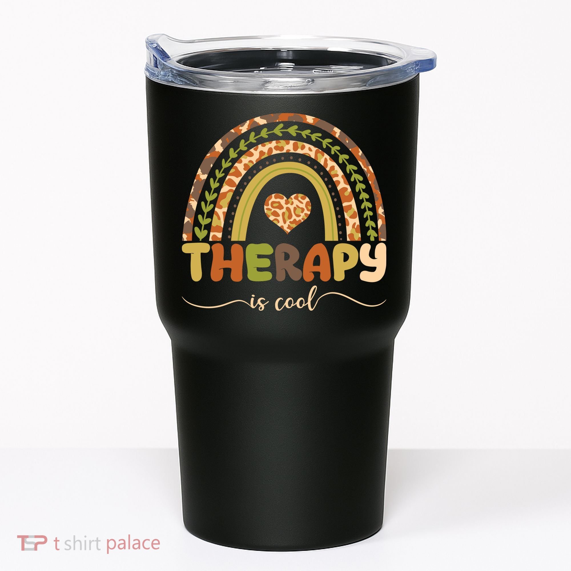 Rainbow Therapy Is Cool Mental Health Awareness Tumbler