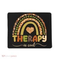 Rainbow Therapy Is Cool Mental Health Awareness Mousepad thumb 0