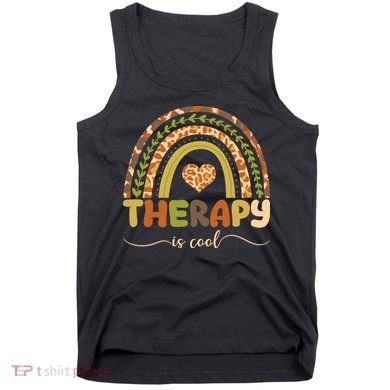 Rainbow Therapy Is Cool Mental Health Awareness Tank Top