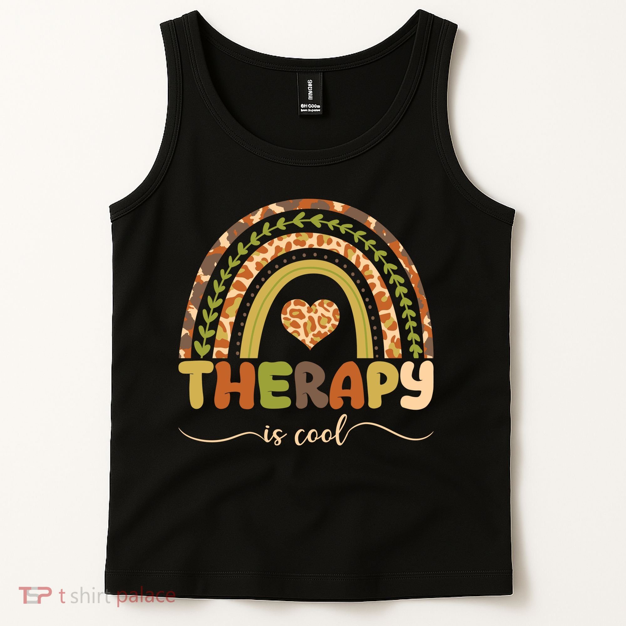 Rainbow Therapy Is Cool Mental Health Awareness Tank Top