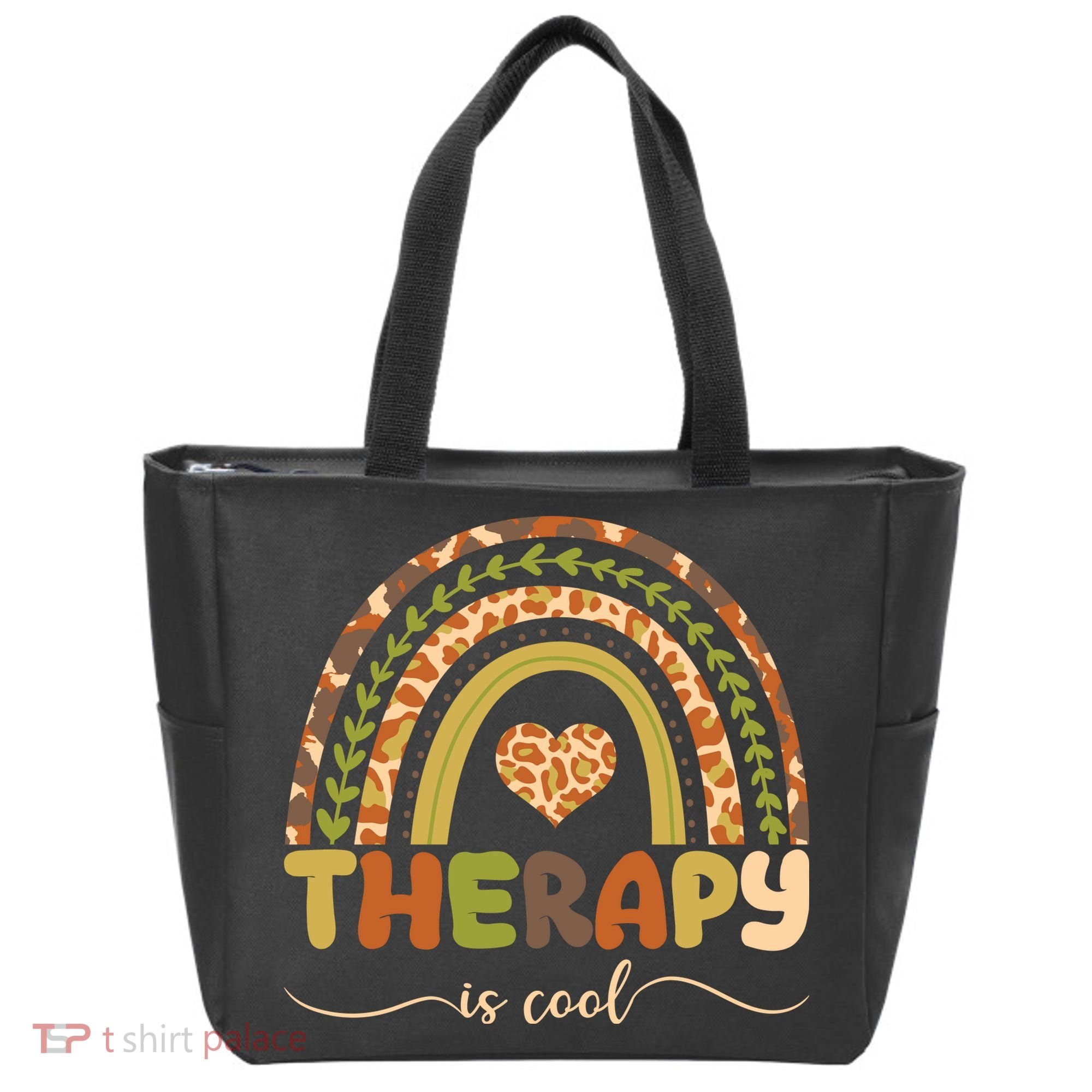 Rainbow Therapy Is Cool Mental Health Awareness Tote Bag