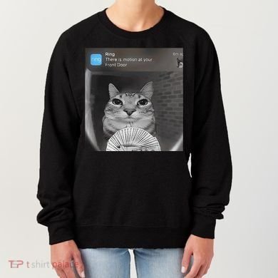 Ring There Is Motion At Your Front Door Funny Women's Sweatshirt