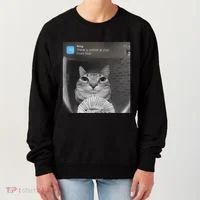 Ring There Is Motion At Your Front Door Funny Women's Sweatshirt thumb 0