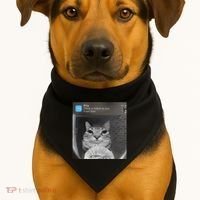 Ring There Is Motion At Your Front Door Funny USA-Made Doggie Bandana thumb 1